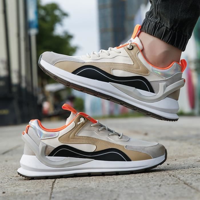 BASKET Homme Chaussures d contract es lacets pour hommes