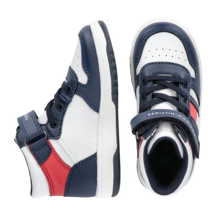 Baskets enfant Tommy Hilfiger bleu blanc rouge 28 Cdiscount