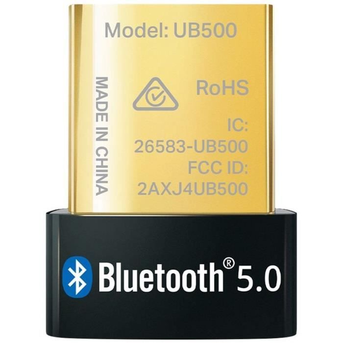 Adaptateur Bluetooth 6.0 USB Pour PC - Double Antenne, Connexion Jusqu'à 5 Appareils, Faible Latence, Compatible Windows 11/10/8.1