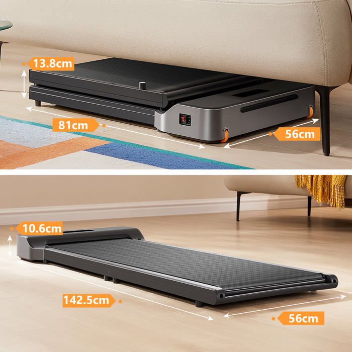 Tapis De Marche Pliable WalkingPad Z1 - Compact, Silencieux, écran LCD - Idéal Maison