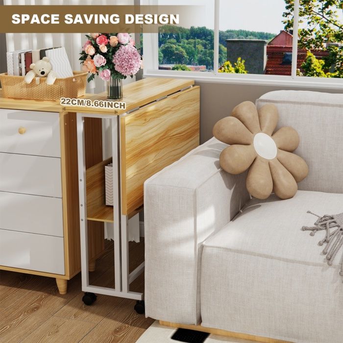 Bureau pliable,bureau pliant pour petit espace Bureau d'ordinateur