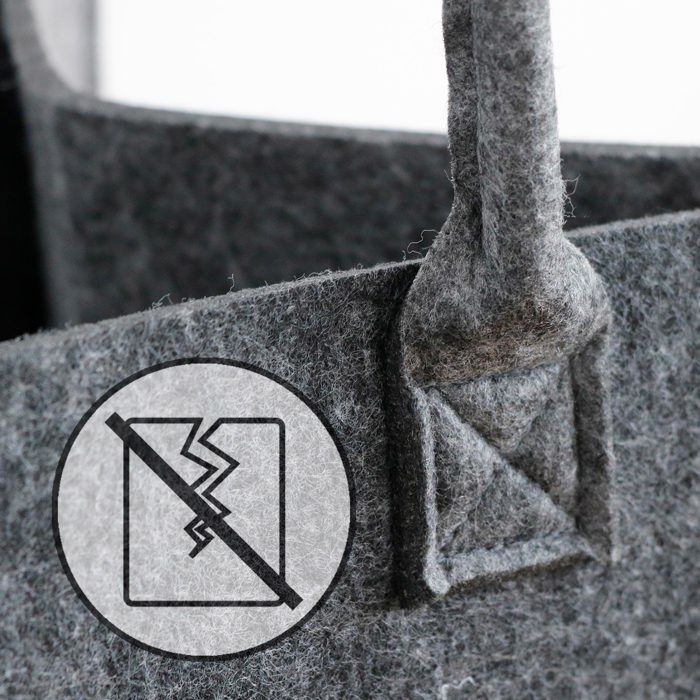 Sac De Rangement En Feutre Grand Sac à Provisions DéContracté, Panier De Fruits Et LéGumes