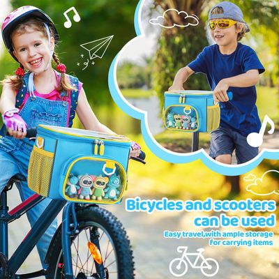 Panier Vélo Enfant – Décoratif – Avec Bandoulière – Plastique