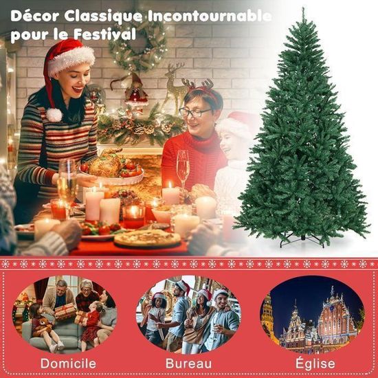 Sapin De Noel Artificiel 130 Cm Sapin De Noël Artificiel GIANTEX