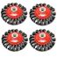 Twist Knot 1 x Brosse coupe /& 1 x brosse conique Meuleuse dangle de 4-1//2 115mm