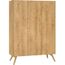 Nature Armoire A 3 Portes Style Scandinave 207 5x149 5x58 Cm Barre De Penderie 3 Tiroirs 5 Tablettes Dressing Chene Achat Vente Armoire De Chambre Nature Armoire A 3 Portes Cdiscount