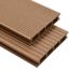 Panneaux De Terrasse Creux Accessoires Wpc 10 M 4 M Teck Brun Materiaux De Construction Tapis Revetements De Sol Brun Achat Vente Cloture Grillage Panneaux De Terrasse Creux Cdiscount