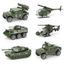 1 87 6pcs Enfant Miniature Voiture Militaire Modele Ensemble