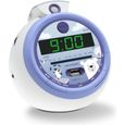Radio-réveil enfant METRONIC Iceberg - FM USB - projection de l'heure - double alarme-0