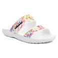 Chaussures CROCS Classic Tie Dye Graphic Blanc-Rose - Femme/Adulte-0