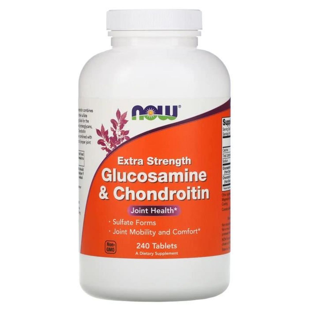NOW FOODS Glucosamine & Chondroitin Extra Strength (Santé des ...