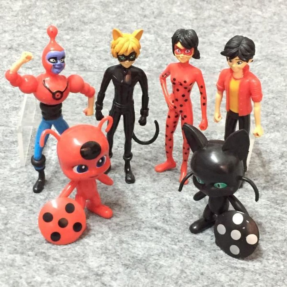 6 Pcs Ensemble Miraculous Ladybug Et Super Cat Countess Pvc Action Figure Jouets Decoration De Noel Cadeau Achat Vente Figurine Personnage Cdiscount