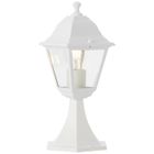 Borne extérieure NISSIE blanc - Brilliant - Métal/verre - IP44 - 1xE27 60W