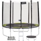 Kangui - Trampoline rond Ø300cm avec filet, échelle, bâche de protection et kit d'ancrage - RALLI 300