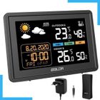 OEM Station Météo Numérique Connecté Sans Fil Thermometre Exterieur Hygromètre Tendance Prévision 1 Capteurs Extérieurs