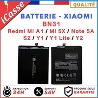 Batterie Xiaomi BN31  Redmi Mi A1 / Mi 5X / Note 5A / S2 / Y1 / Y1 Lite / Y2 AAA