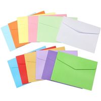 Mobci 60 Pices Petites Enveloppes ColoresMini Enveloppe MulticoloresMignon Enveloppes pour Cartes de VisiteNolThanksgivingMar[3024]