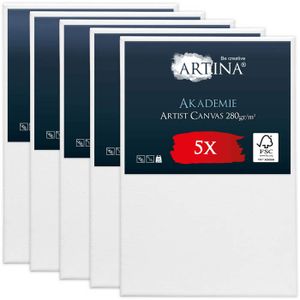Idena 60004 – Châssis avec toile 100% coton grammage 380 g/m² pour