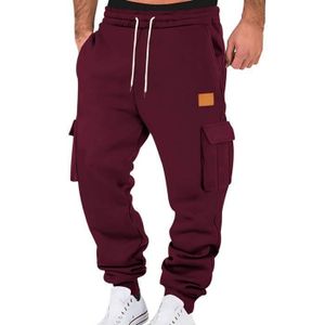 BIISDOST Pantalon long en lin pour homme - Pour l'été - Léger - Décontracté - Confortable - Pantalon de travail - Coupe droite - Avec cordon de serrage, Vert armée., S