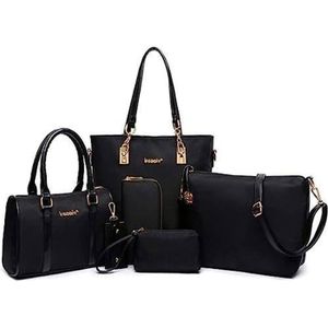 SAC À MAIN Femmes Mode 6Pcs Bag Set PU Cuir Sac Portés Main +