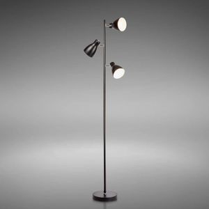 LAMPADAIRE Lampadaire Led Vintage - MARQUE - Modèle - 3 Spots Orientables - Ampoules E27 Led Ou Halogène
