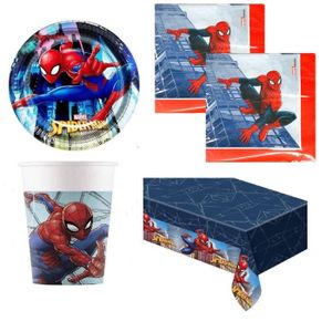 Kit anniversaire Marvel Spiderman New 8 personnes 36 pièces