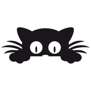 Avoir Images Chat Fenetre Sticker Autocollant Tuning Deco Voiture Humour Vitres dernière salutations