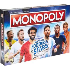 JEU SOCIÉTÉ - PLATEAU Wm01927-En1-6 Jeu De Société Monopoly World Footba
