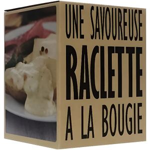 Raclette à la bougie, 4 sets individuels - 47,90 €