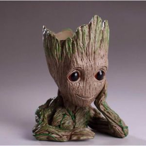 Figurines Statues Autres Les Gardiens De La Galaxie Bebe Groot Poussent La Bombe Bouton Figure De Toy Shepper Com