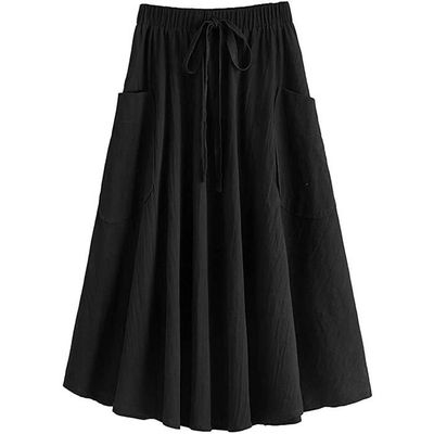 Jupe patineuse longue deals taille haute