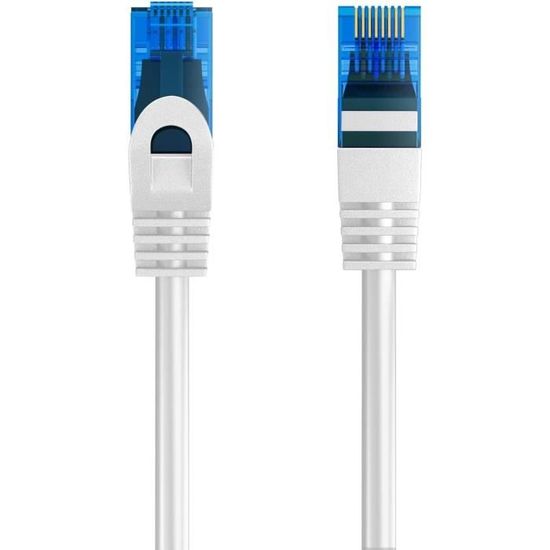 Câble Patch Ethernet Cat 6 U/UTP, Transmission Jusqu'à 1Gigabit