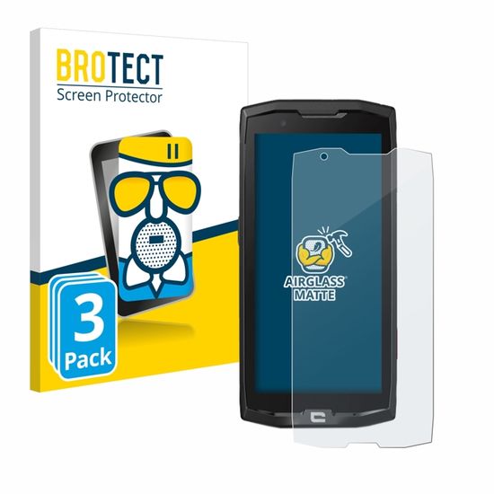 Brotect Pellicola Protettiva Per Crosscall Core X4 - 2 Pezzi - Trasparente HD, Anti-Impronte, Anti-Graffio - Made In Germany