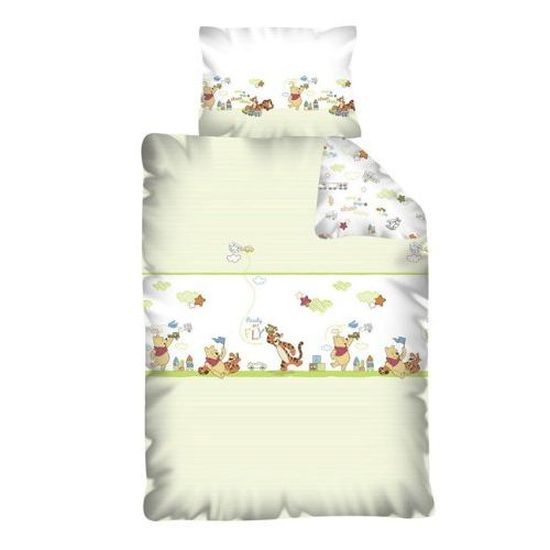 Parure Housse De Couette Bebe Winnie L Ourson Cdiscount Maison