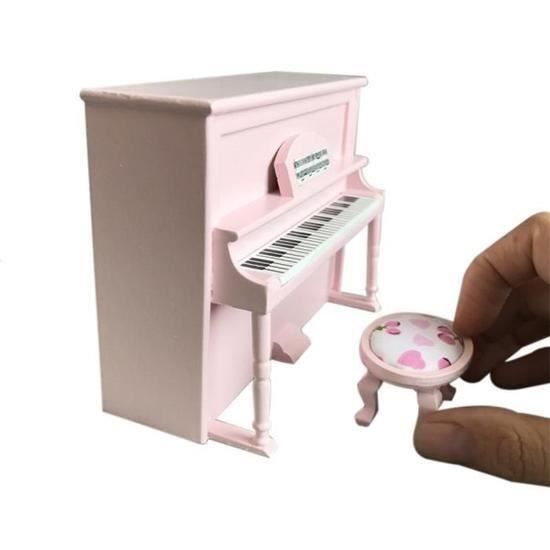 Piano Droit De Poupée Ancien En Bois - Modèle Des Années 50 - France - Occasion