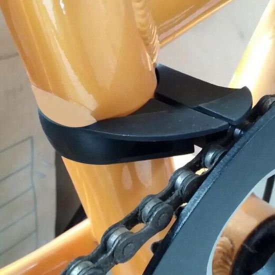Guide-chaîne Réglable Pour VTT - Protecteur De Plateau Pliable - Noir