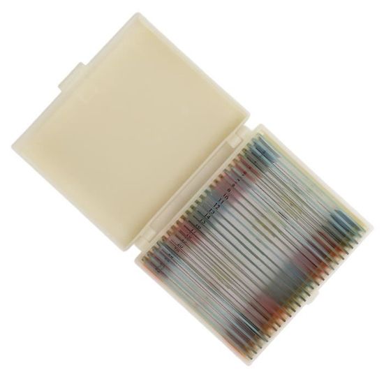 100 Lames Microscope + 200 Lamelles - Verre Optique Clair - Pour Labo Et Étudiants En Biologie