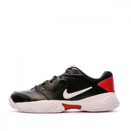 Chaussures de tennis Noir Rouge Homme Nike Court Lite 2 Black Cdiscount Sport