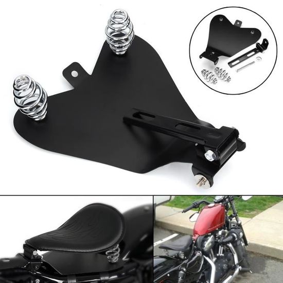 Support De Plaque De Base De Selle Solo Pour Moto - En Acier Robuste, Facile à Installer - Pour Chopper, Bobber Et Customs
