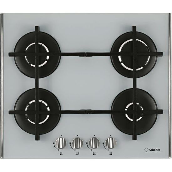 SCHOLTES TV 640 GH Table de cuisson gaz 4 foyers L60 x P51cm