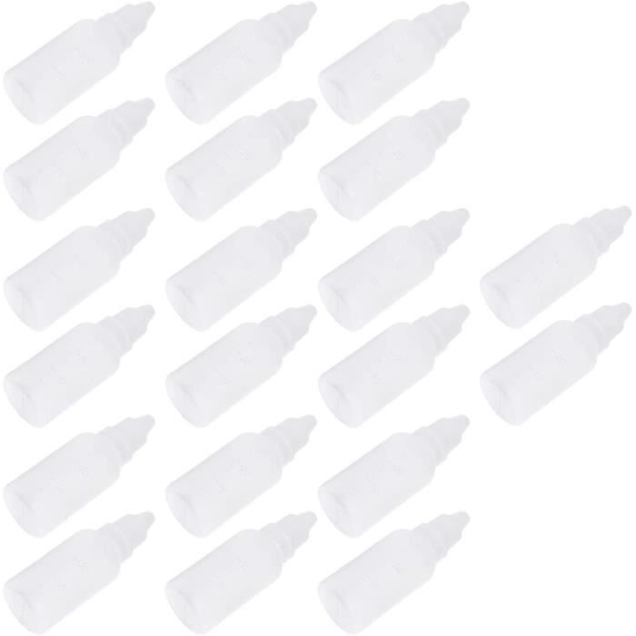 15 Flacons Compte-gouttes 10ml Salbsever - Bouteilles Pipettes Souples