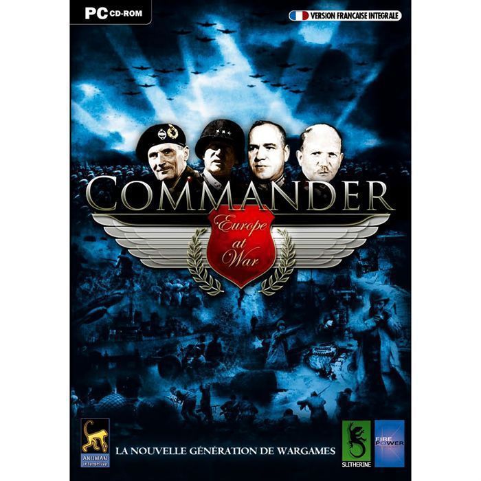 Commander Europe At War / Jeu PC Cd-Rom