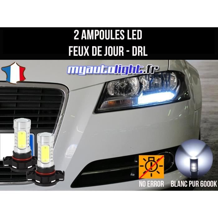 Pack feux de jour led blanc xenon pour Audi A3 8P