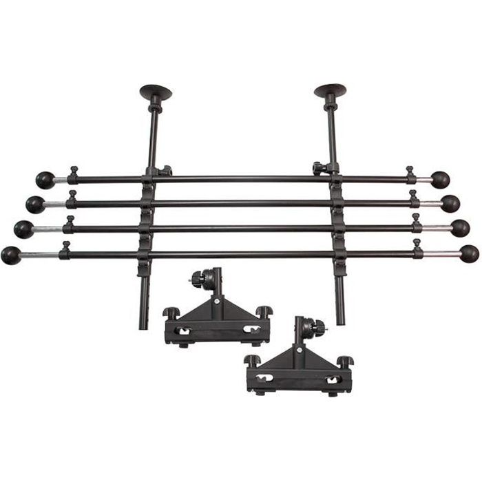 Grille de séparation métal pour chien à fixer aux appuis tête
