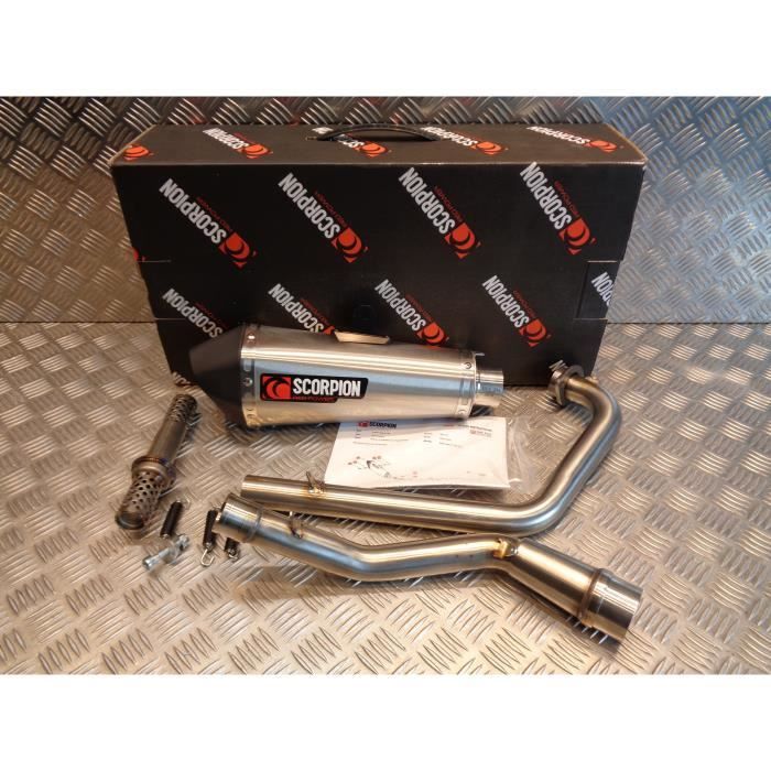 pot echappement scorpion serket taper moto suzuki 125 gsx-r RSI121SEO bihr 76013824 ligne complete inox