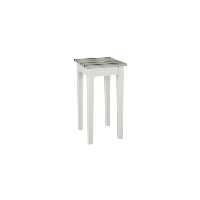 Console hauteur 61 LOLA Blanche et Pin