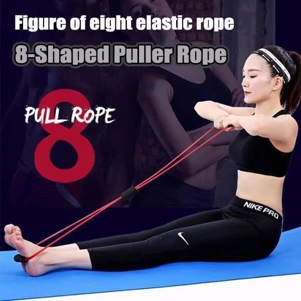 8-forme extracteur corde appareil d'entraînement équipement à domicile Fitness cuisse exercice spor - Modèle: Black - HSJSTLDC06355