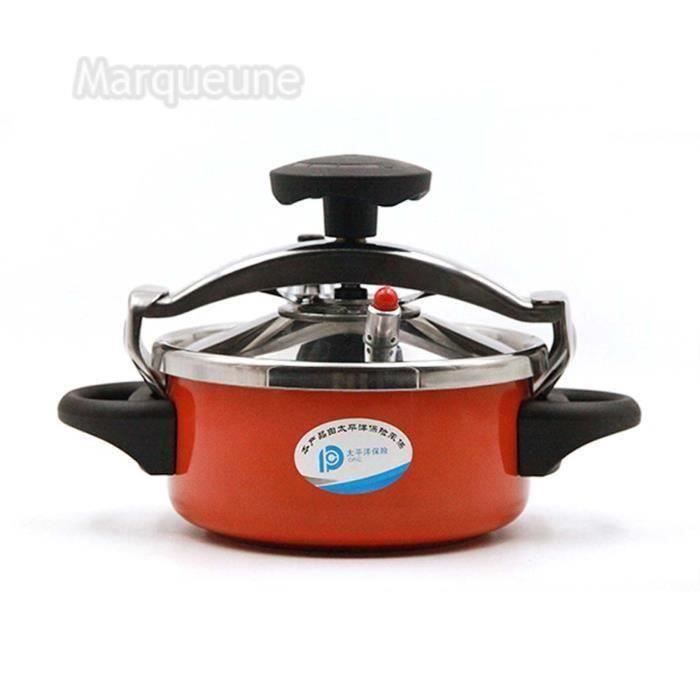 SK Autocuiseur Marqueune-mini-Acier Inoxydable,Capacité :2 litres--Orange