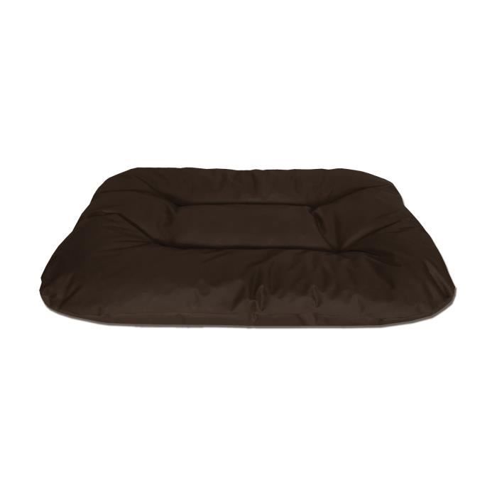BedDog lit pour chien REX, 2en1, coussin, panier pour chien [XL env. 100x80cm, CHOCOLATE (brun)]