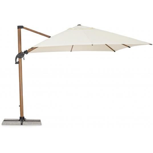 Parasol déporté Orion carré déporté 3 x 3 m beige